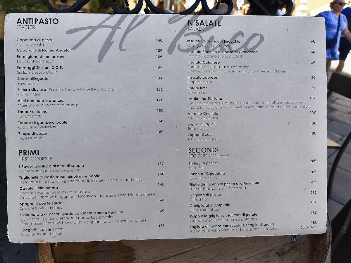 Menu Trattoria Al Buco-2