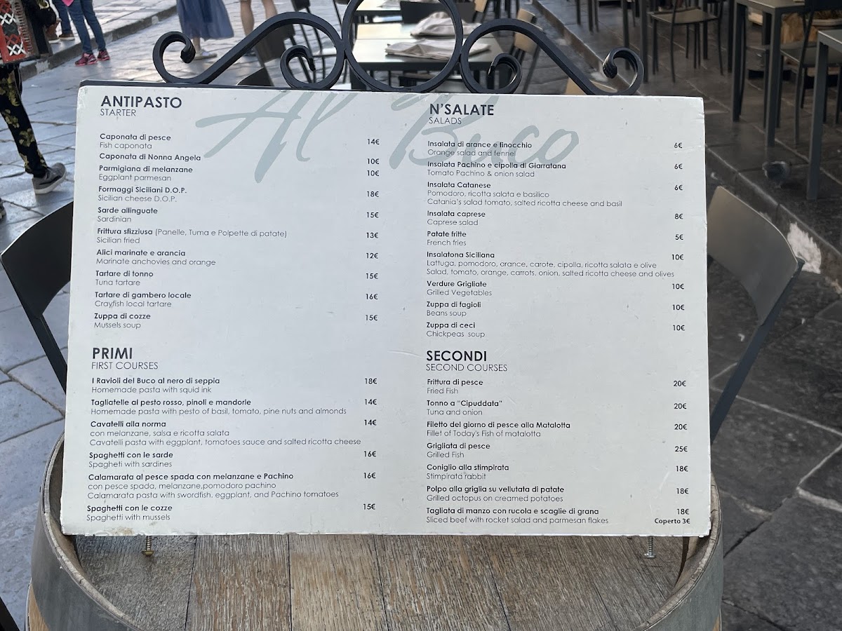Menu Trattoria Al Buco-4