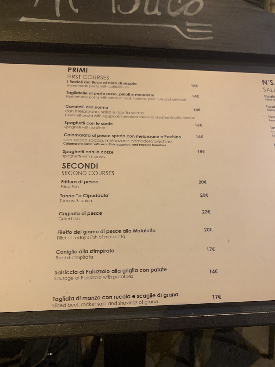 Menu Trattoria Al Buco-6