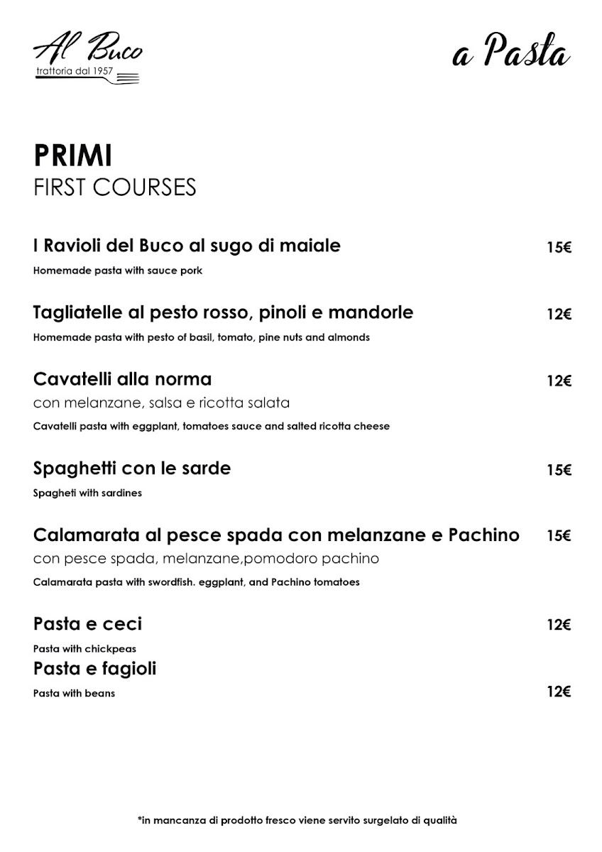 Menu Trattoria Al Buco-9